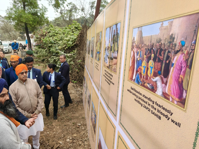 Chief Minister Dr Manik Saha participated in Beer Baal Diwas at Chan Mari area of Agartala on December 26.